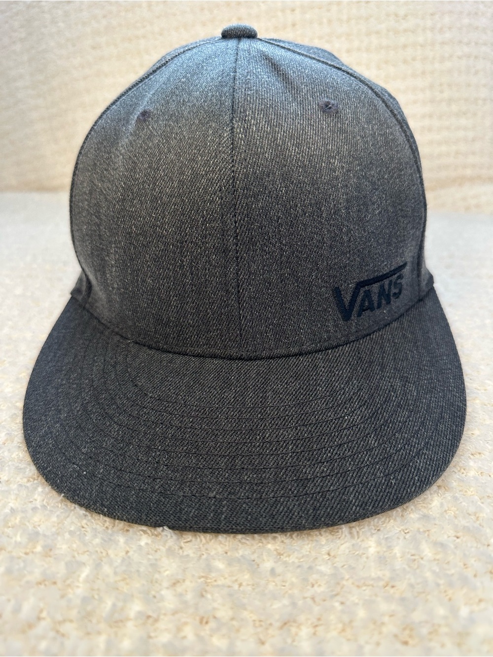 Vans Charcoal Flexfit Hat with Subtle Logo